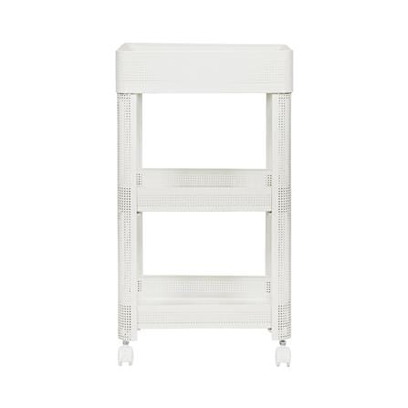 ชั้นวางของ 3 ชั้น มีล้อ STACKO COZI 42x31x73.5 ซม. สีขาว_2