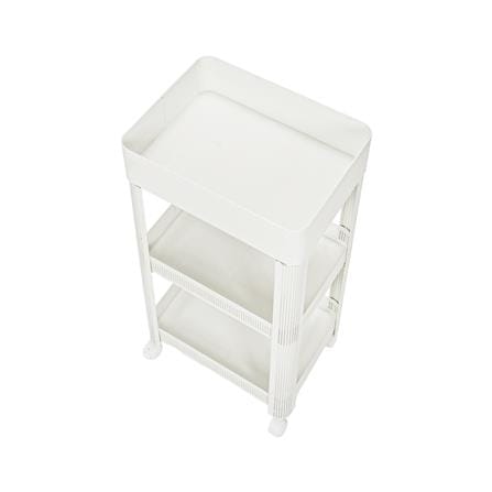 ชั้นวางของ 3 ชั้น มีล้อ STACKO COZI 42x31x73.5 ซม. สีขาว_3