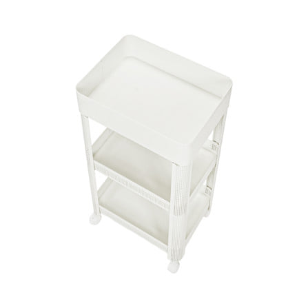 ชั้นวางของ 3 ชั้น มีล้อ STACKO COZI 42x31x73.5 ซม. สีขาว_3