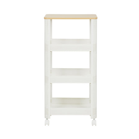 ชั้นวางของ 4 ชั้น มีล้อ STACKO COZI 42x31x84 ซม. สีขาว_3