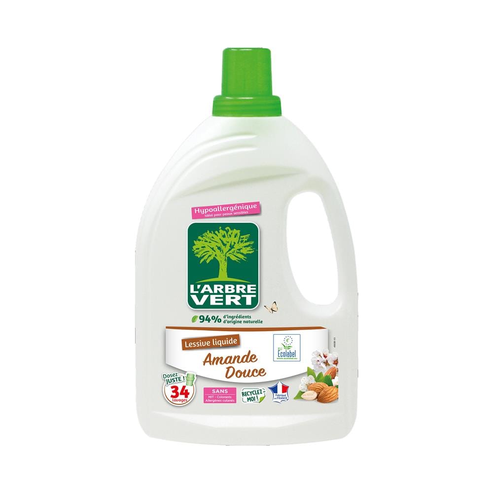 น้ำยาซักผ้า L'ARBRE VERT 1.53 ลิตร สวีทอัลมอนด์