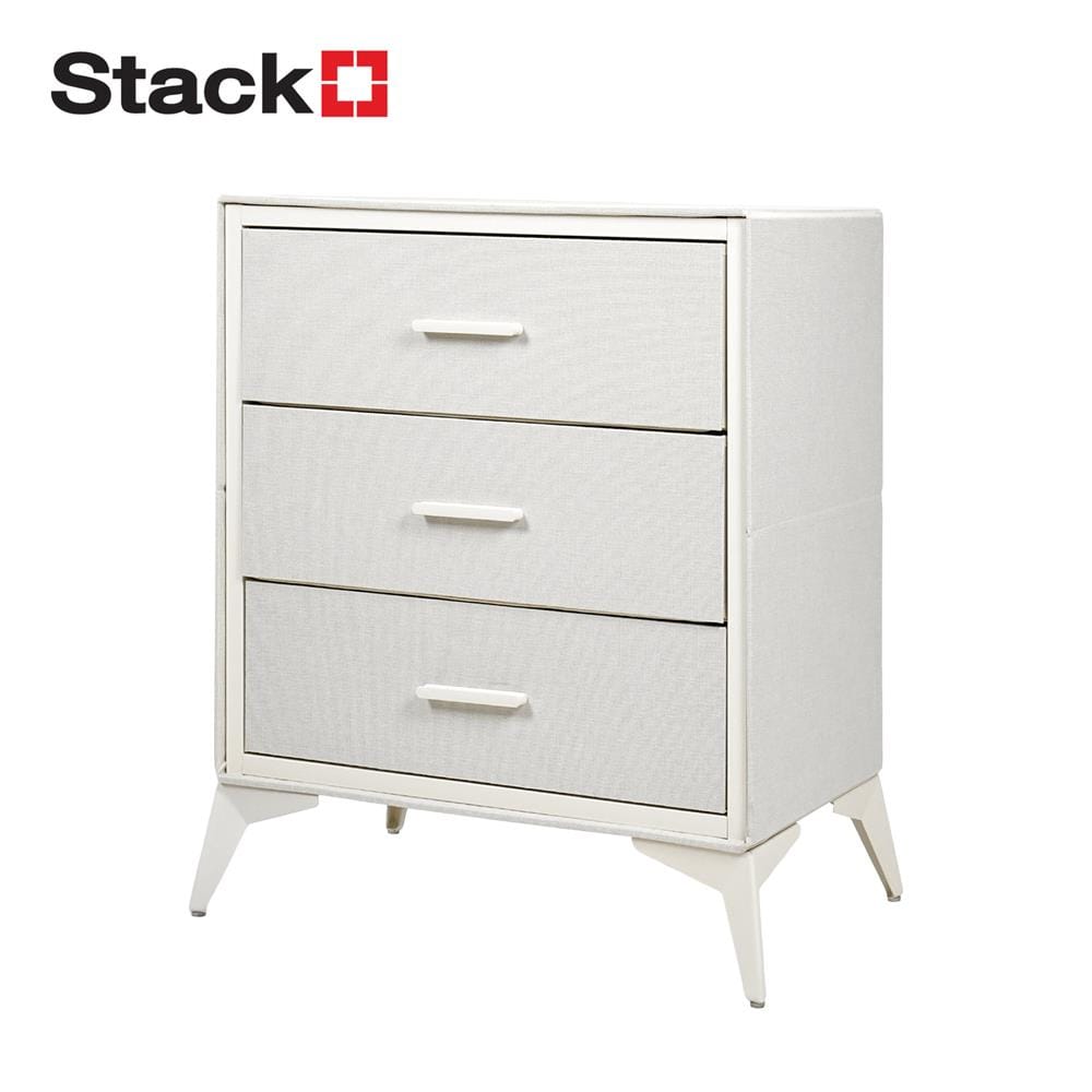 ชั้นลิ้นชักผ้า 3 ชั้น STACKO LUXE 64x39x72.5 ซม. สีเบจ