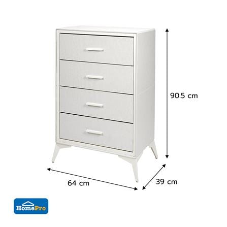 ชั้นลิ้นชักผ้า 4 ชั้น STACKO LUXE 64x39x90.5 ซม. สีเบจ_10