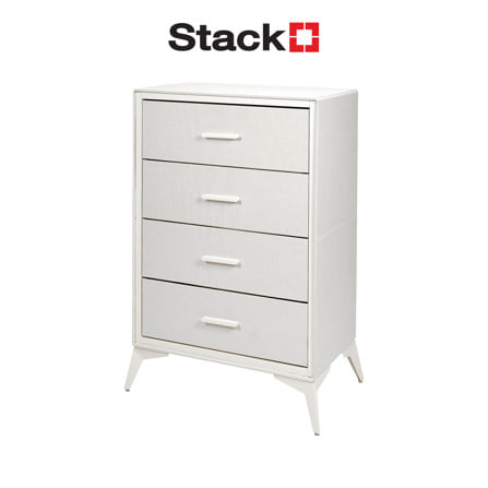 ชั้นลิ้นชักผ้า 4 ชั้น STACKO LUXE 64x39x90.5 ซม. สีเบจ_1