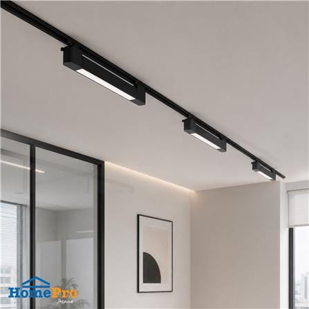 แทรคไลท์ติดราง LED CARINI JK 20 วัตต์ DAYLIGHT/COOL WHITE/WARM WHITE สีดำ_3