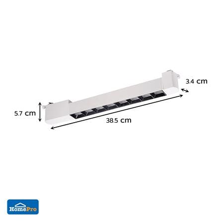แทรคไลท์ติดราง LED CARINI KAI 20 วัตต์ DAYLIGHT/COOL WHITE/WARM WHITE สีขาว_5