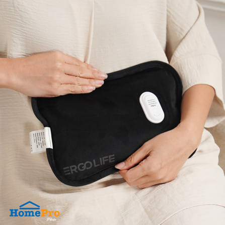 กระเป๋าน้ำร้อนไฟฟ้า SNAZZ ERGOLIFE 7x10.5 นิ้ว สีดำ_5