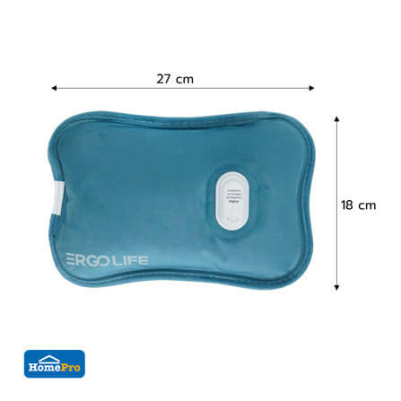 กระเป๋าน้ำร้อนไฟฟ้า SNAZZ ERGOLIFE 7x10.5 นิ้ว สีเขียว_7