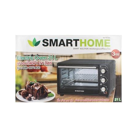 เตาอบเล็กแมนนวล SMARTHOME SM-OV1400 21 ลิตร_4