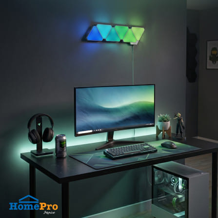 ไฟตกแต่งผนัง LED แผงสามเหลี่ยม HOMEPRO 5 วัตต์ RGB_2