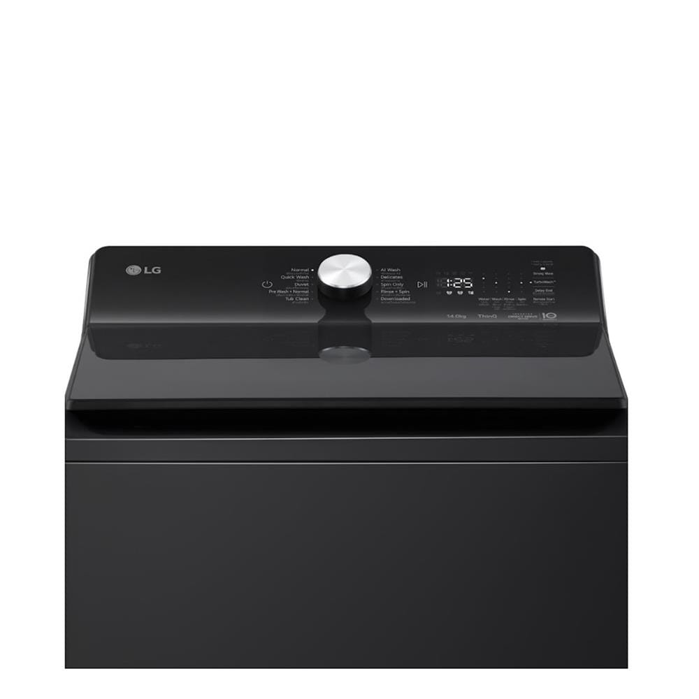 เครื่องซักผ้าฝาบน LG TX2314DT5O 14 กก. 750 RPM อินเวอร์เตอร์ สีดำ
