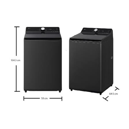 เครื่องซักผ้าฝาบน LG TX2314DT5O 14 กก. 750 RPM อินเวอร์เตอร์ สีดำ_6