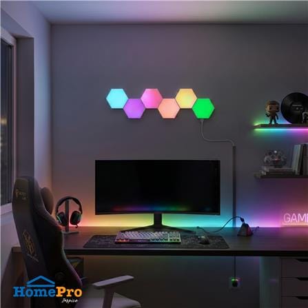 ไฟตกแต่งผนัง LED แผงหกเหลี่ยม HOMEPRO 5 วัตต์ RGB_1