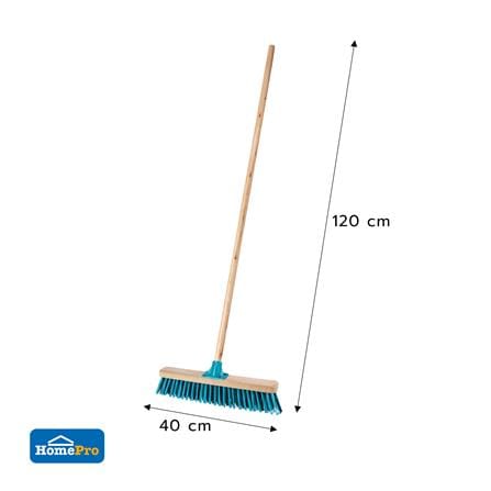 แปรงขัดพื้นด้ามไม้ หัวยาว ACCO 40 ซม. สีฟ้า_4