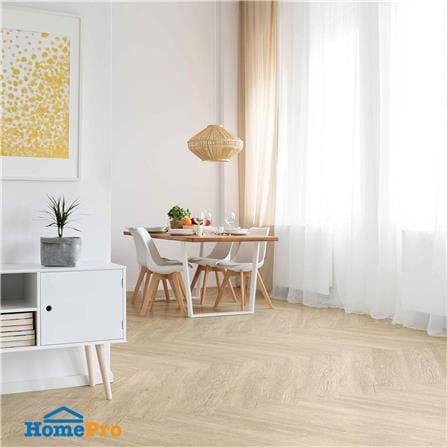 พื้น SPC ลายก้างปลา SMARTMATT PRO 6 มม. 2.05 ตร.ม. สี MODERN BEIGE (แพ็ก 26 ชิ้น)_3