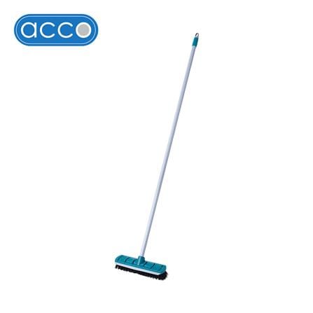แปรงขัดพื้นพร้อมยางรีดน้ำ 2IN1 ACCO สีฟ้า/เทา_0