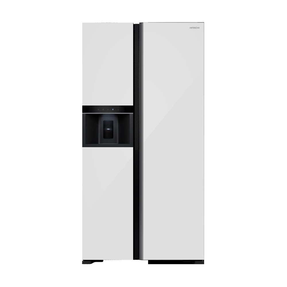 ตู้เย็น SIDE BY SIDE HITACHI HRSN9698ESICMGWTH 22.5 คิว สีกระจกขาว อินเวอร์เตอร์