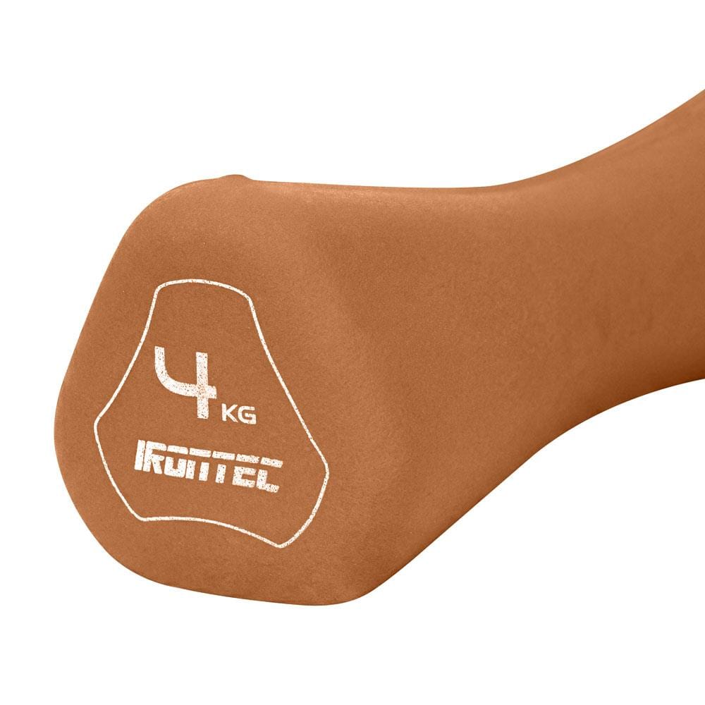 ดัมเบลหุ้มยาง IRONTEC CHOCOLATE 4 กก. 2 ชิ้น