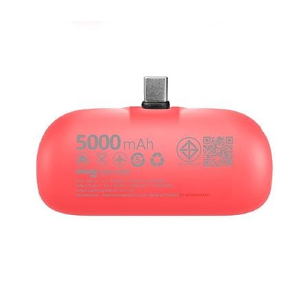แบตเตอรี่สำรอง AMAZE ONE AMCB002 BOY 5000MAH สีชมพูเข้ม_2