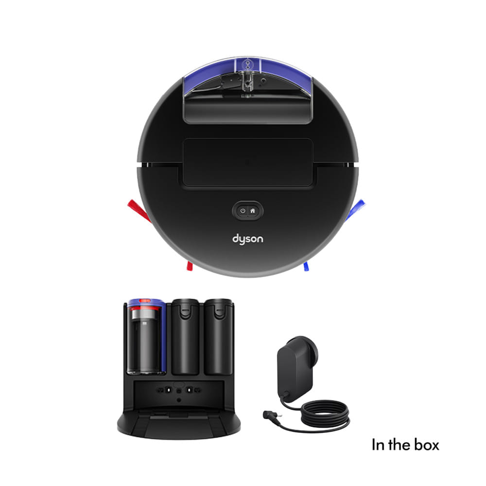 หุ่นยนต์ดูดฝุ่นและถูพื้น DYSON RB05 SPOT+SCRUB AI สีดำ