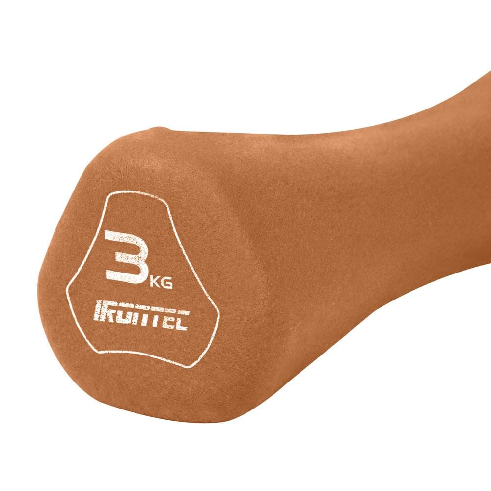 ดัมเบลหุ้มยาง IRONTEC CHOCOLATE 3 กก. (ชุด 2 ชิ้น)