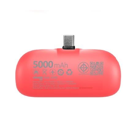 แบตเตอรี่สำรอง AMAZE ONE AMCB002 BOY&GIRL 5000MAH สีชมพูเข้ม_2