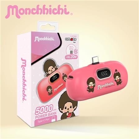แบตเตอรี่สำรอง AMAZE ONE AMCB002 BOY&GIRL 5000MAH สีชมพูเข้ม_4