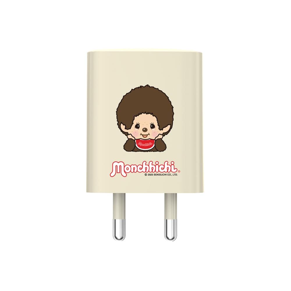 หัวชาร์จอะแดปเตอร์ พร้อมสายชาร์จ USB-LIGHTNING AMAZE ONE AMCC007 25W สีครีม