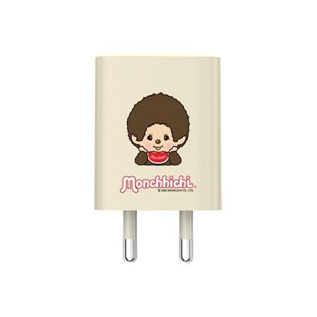 หัวชาร์จอะแดปเตอร์ พร้อมสายชาร์จ USB-LIGHTNING AMAZE ONE AMCC007 25W สีครีม_1