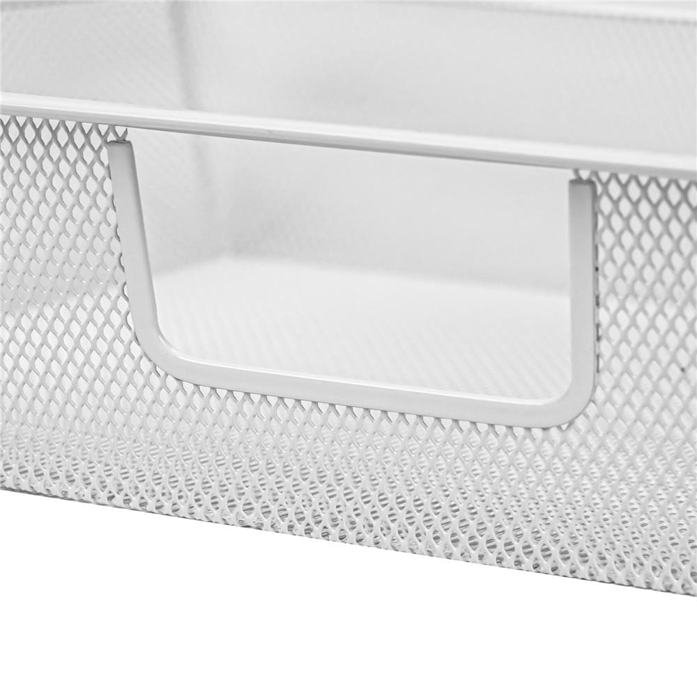 ตะกร้า MESH PLIM NORDY 43x33x8 ซม. สีขาว