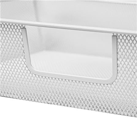 ตะกร้า MESH PLIM NORDY 43x33x8 ซม. สีขาว_3
