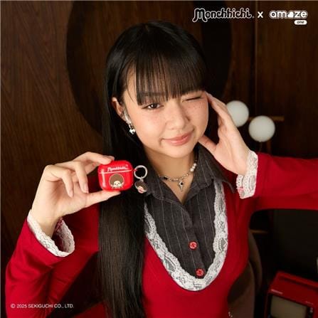 หูฟังไร้สาย AMAZE ONE AMCE001 สีแดง_3