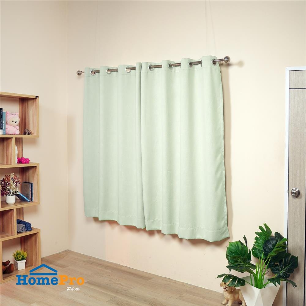 ผ้าม่าน EYELET HOME LIVING STYLE AVA UV 140x160 ซม. สีเขียว