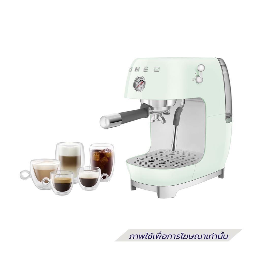 เครื่องชงกาแฟเอสเพรสโซ SMEG ECF03PGEU สีเขียว