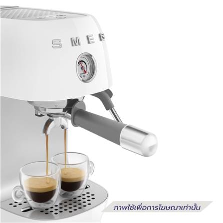 เครื่องชงกาแฟเอสเพรสโซ SMEG ECF03WHEU สีขาว_7