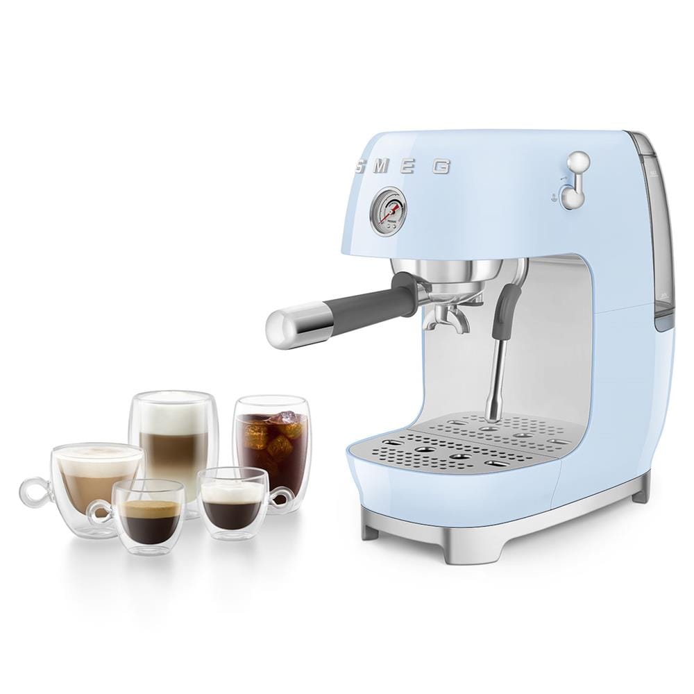 เครื่องชงกาแฟเอสเพรสโซ SMEG ECF03PBEU สีฟ้า