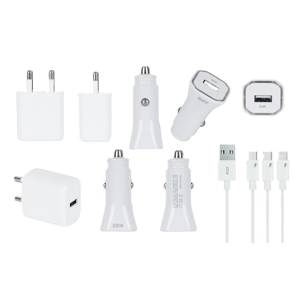 ชุดชาร์จพร้อมสาย 5IN1 RIZZ R-2303H