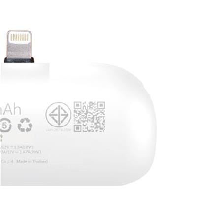 แบตเตอรี่สำรอง AMAZE ONE AMCB001 BOY&GIRL 5000MAH สีขาว_5