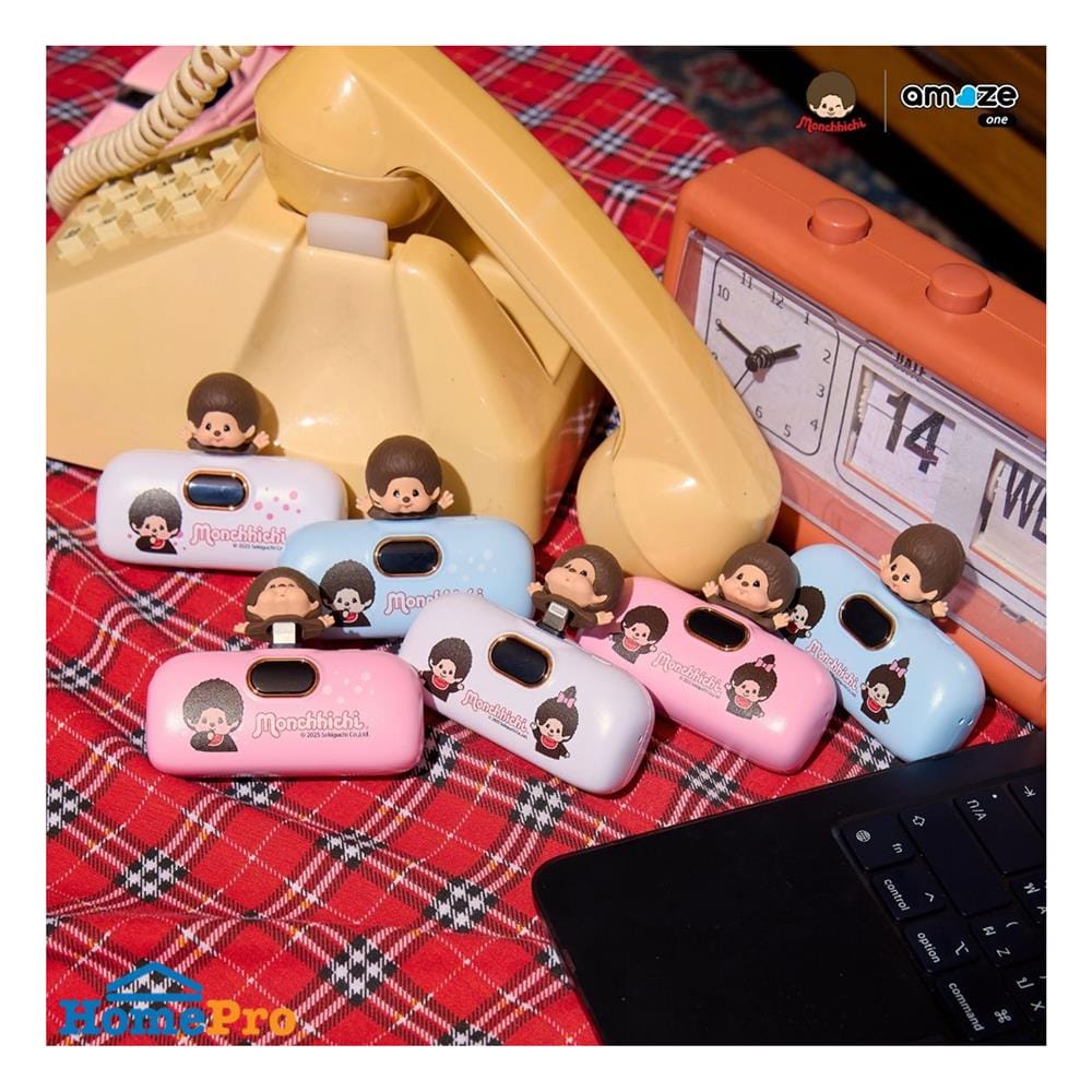 แบตเตอรี่สำรอง AMAZE ONE AMCB001 BOY 5000MAH สีฟ้า