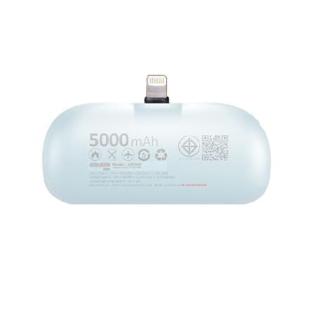 แบตเตอรี่สำรอง AMAZE ONE AMCB001 BOY 5000MAH สีฟ้า_1