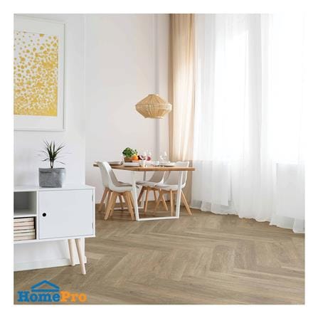 พื้น SPC ลายก้างปลา SMARTMATT PRO 6 มม. 2.05 ตร.ม. สี ROYAL OAK (แพ็ก 26 ชิ้น)_3