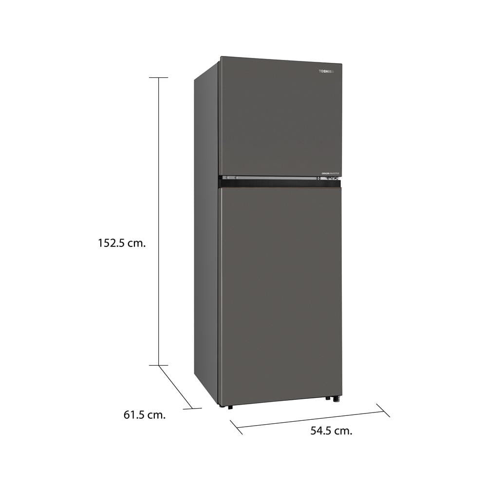 ตู้เย็น 2 ประตู TOSHIBA GR-RT310WE-PMTH(50) 8.4 คิว สีเงินเข้ม