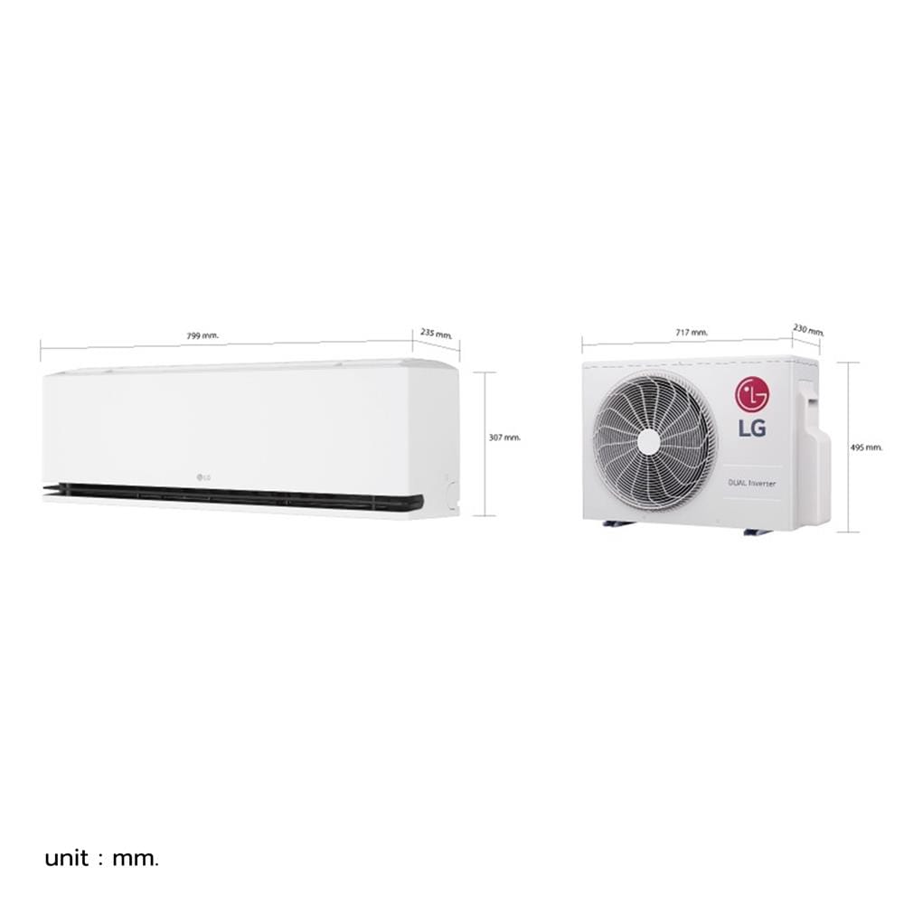 แอร์ผนัง LG SEQ11BN.S01 9212 บีทียู อินเวอร์เตอร์