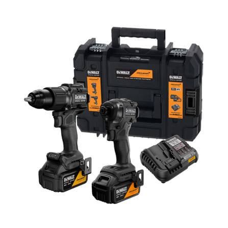 ชุดสว่านกระแทกและไขควงกระแทก (พร้อมแบตเตอรี่และแท่นชาร์จ) DEWALT MCLAREN DCK2222MM2T-QW 20 โวลต์_0