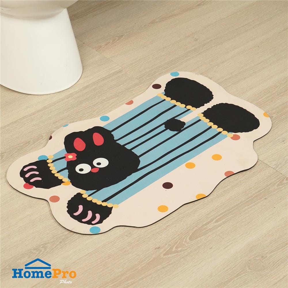พรมพียู SNAZZ RABBIT 40x60 ซม. สีฟ้า