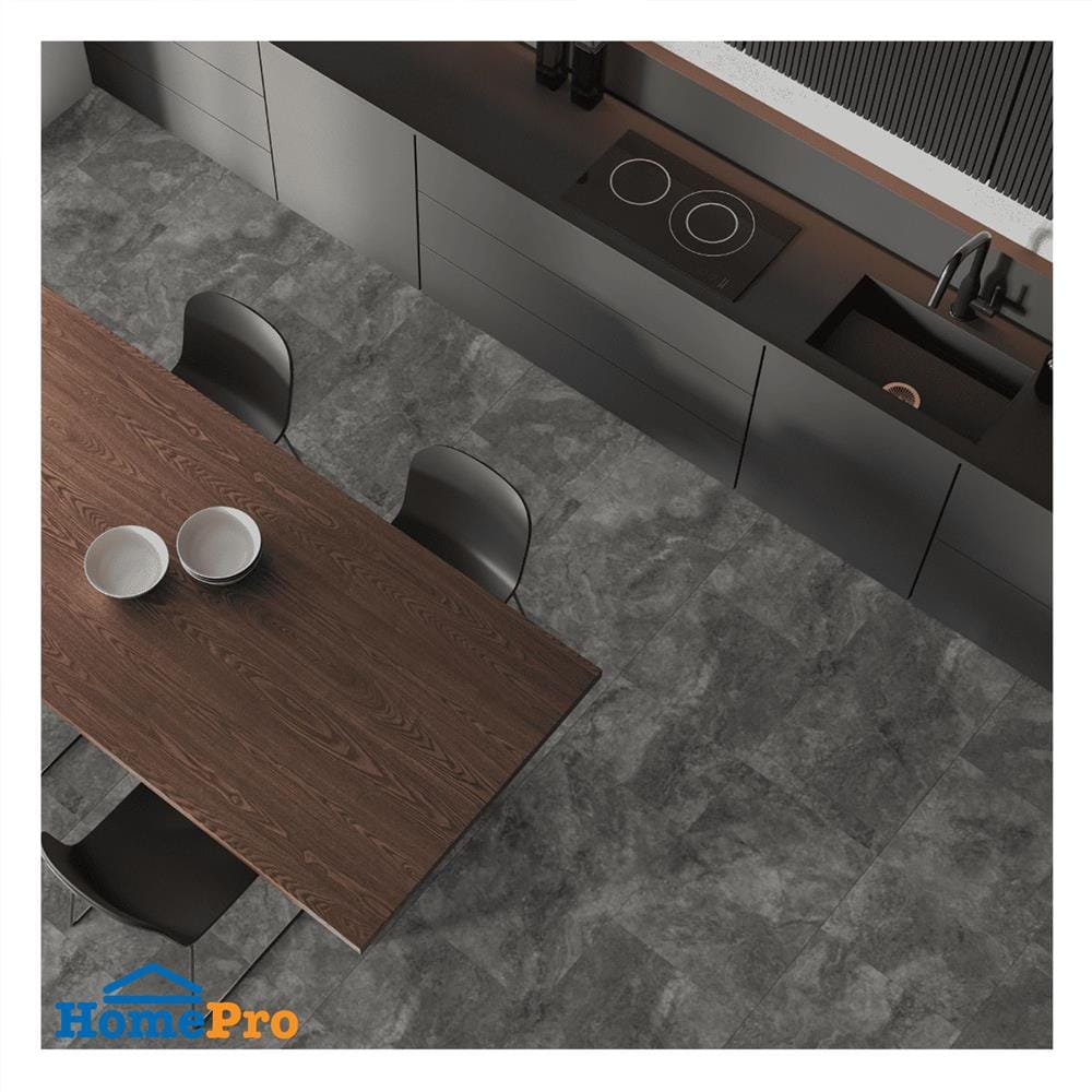 พื้น SPC SMARTMATT PRO 5.5 มม. 1.49 ตร.ม. สี BLACK CASA (แพ็ก 8 ชิ้น)