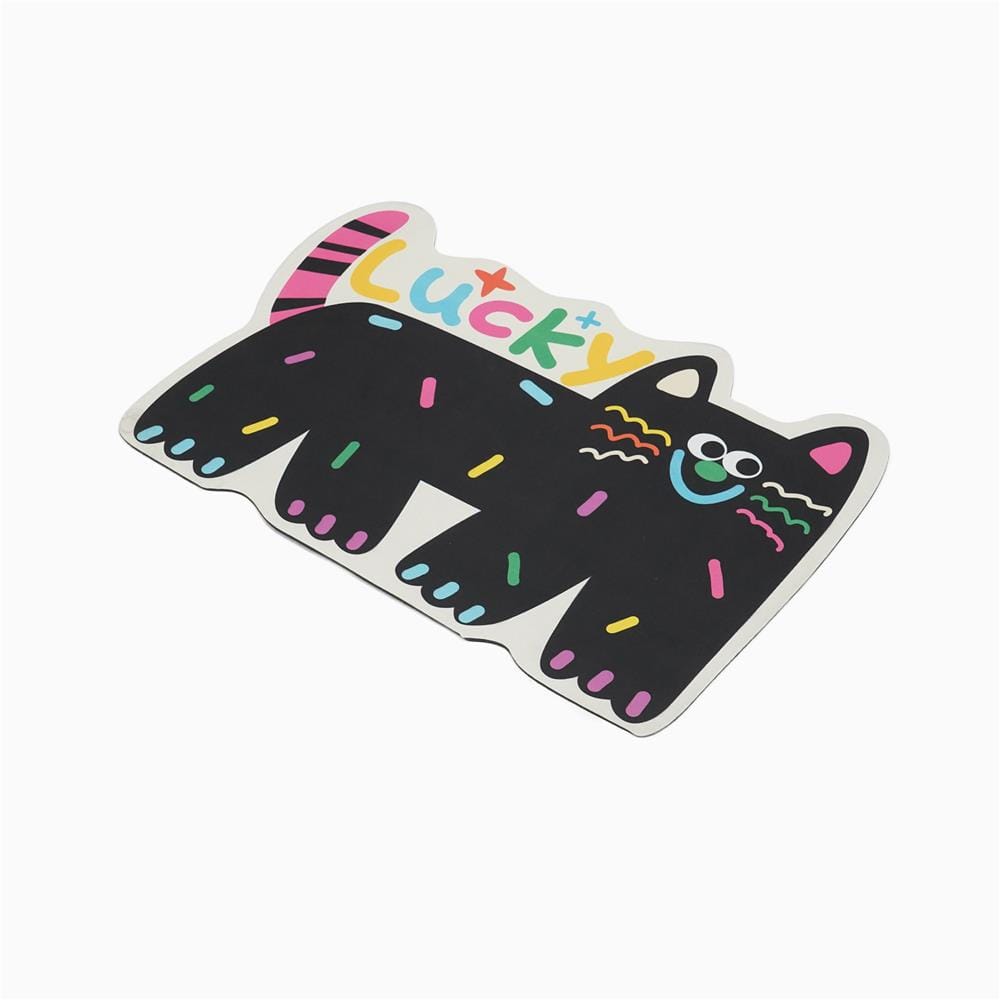 พรมพียู SNAZZ LUCKY 40x60 ซม. สีดำ