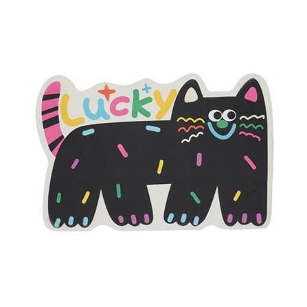 พรมพียู SNAZZ LUCKY 40x60 ซม. สีดำ_0