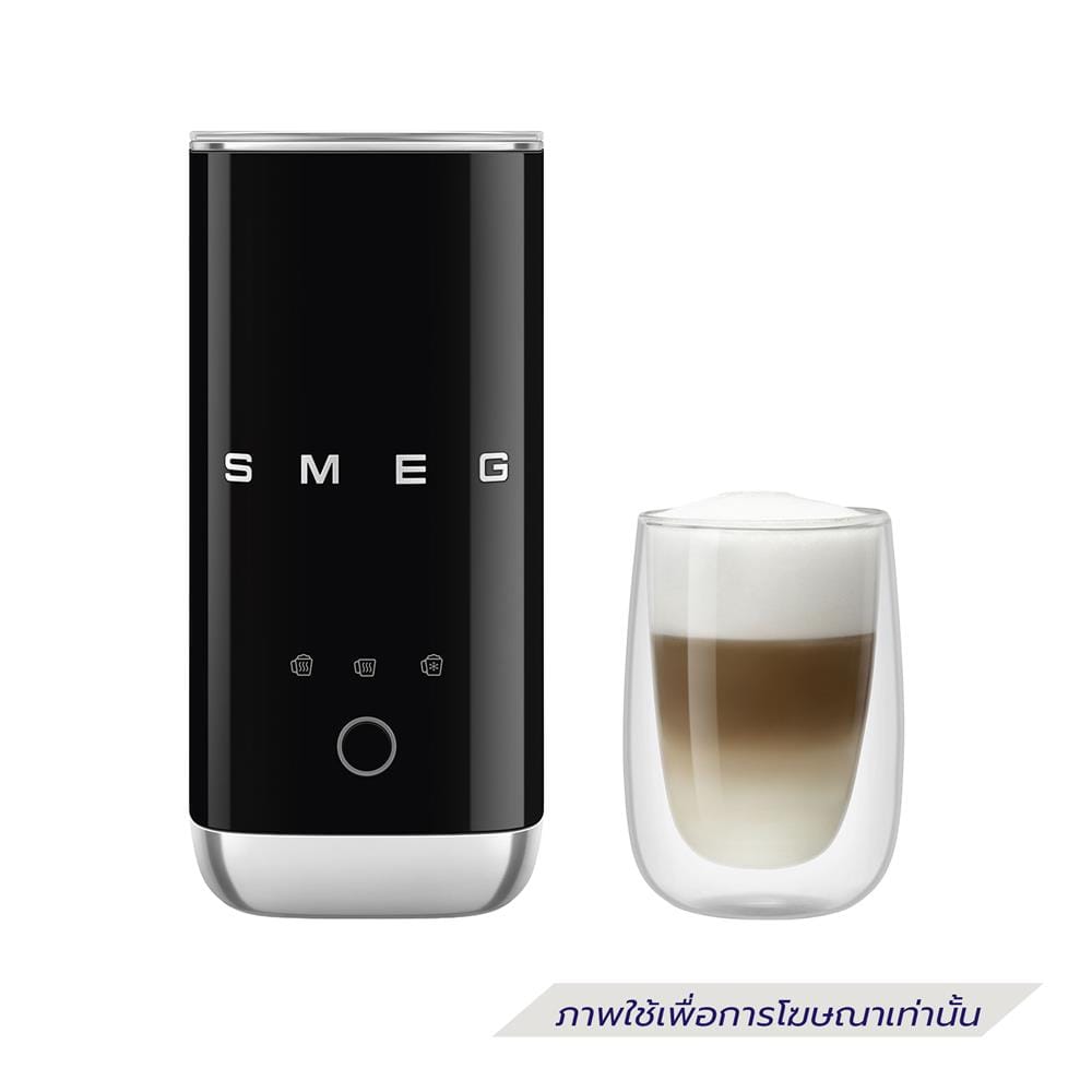 เครื่องทำฟองนม SMEG MFF02BLEU สีดำ