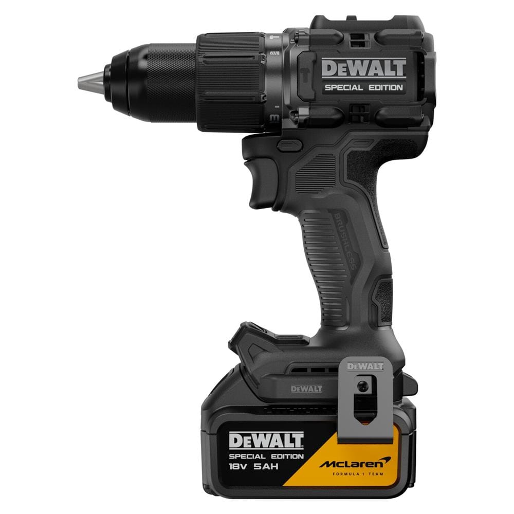 สว่านกระแทกไร้สาย (พร้อมแบตเตอรี่) DEWALT MCLAREN DCD86MP1T-QW 18 โวลต์